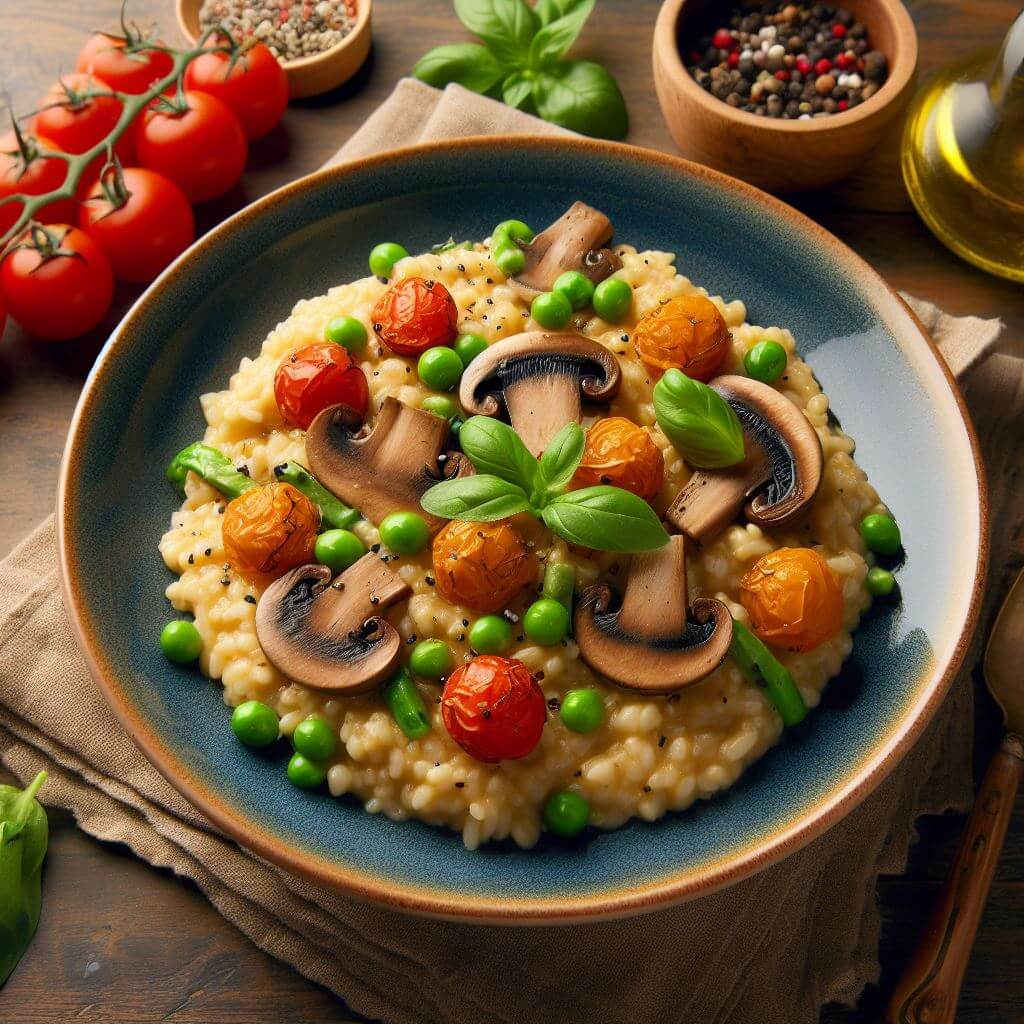 Risoto de Cogumelos sem Lactose