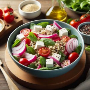 Salada de Quinoa sem Lactose